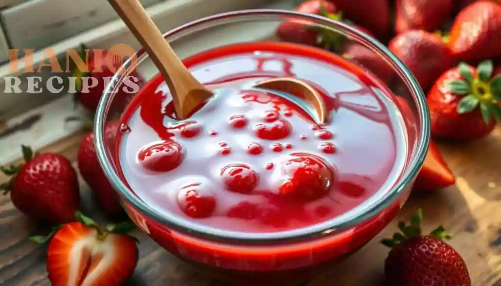 strawberry cake with strawberry filling