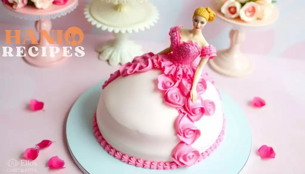 How do I bake the perfect cake layers for a Barbie cake